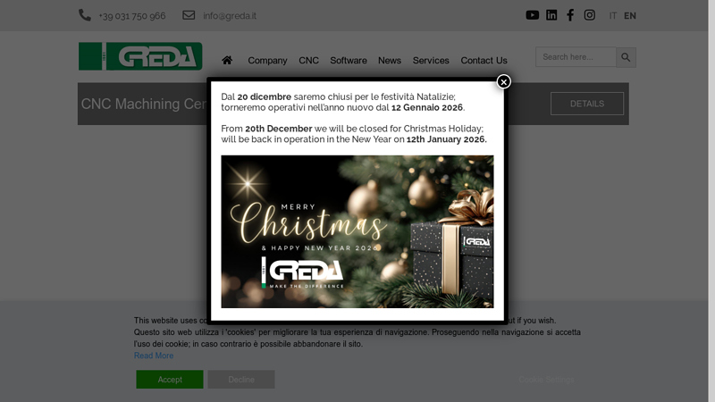 CNC machining centres for woodworking