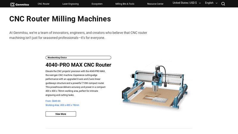 CNC Router Milling Machines