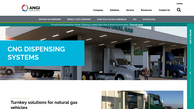CNG Dispensing Systems for Natural Gas Vehicles