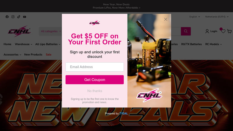 CNHL LiPo Batteries for RC Cars, FPV Drones & Planes ...