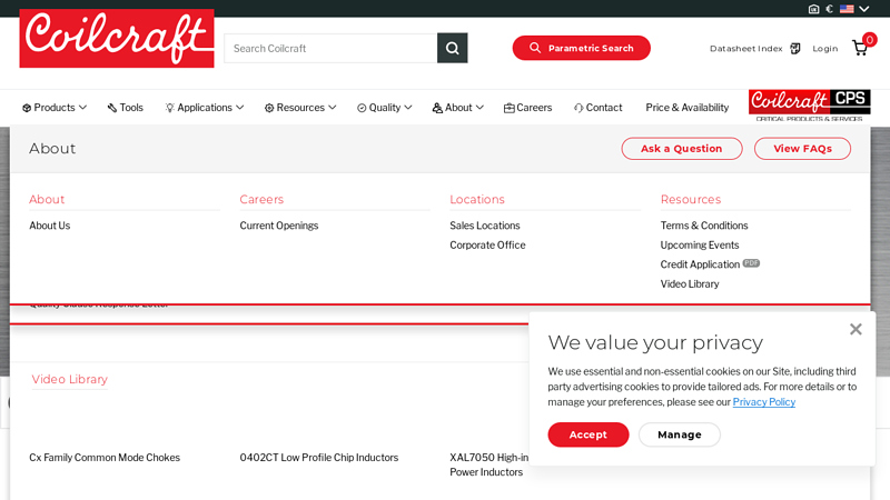 Coilcraft: Magnetic Components Manufacturer