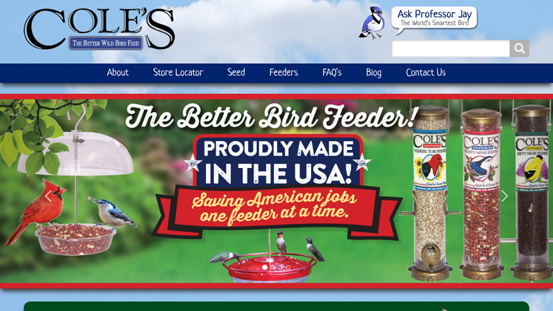 Cole's Wild Bird Products