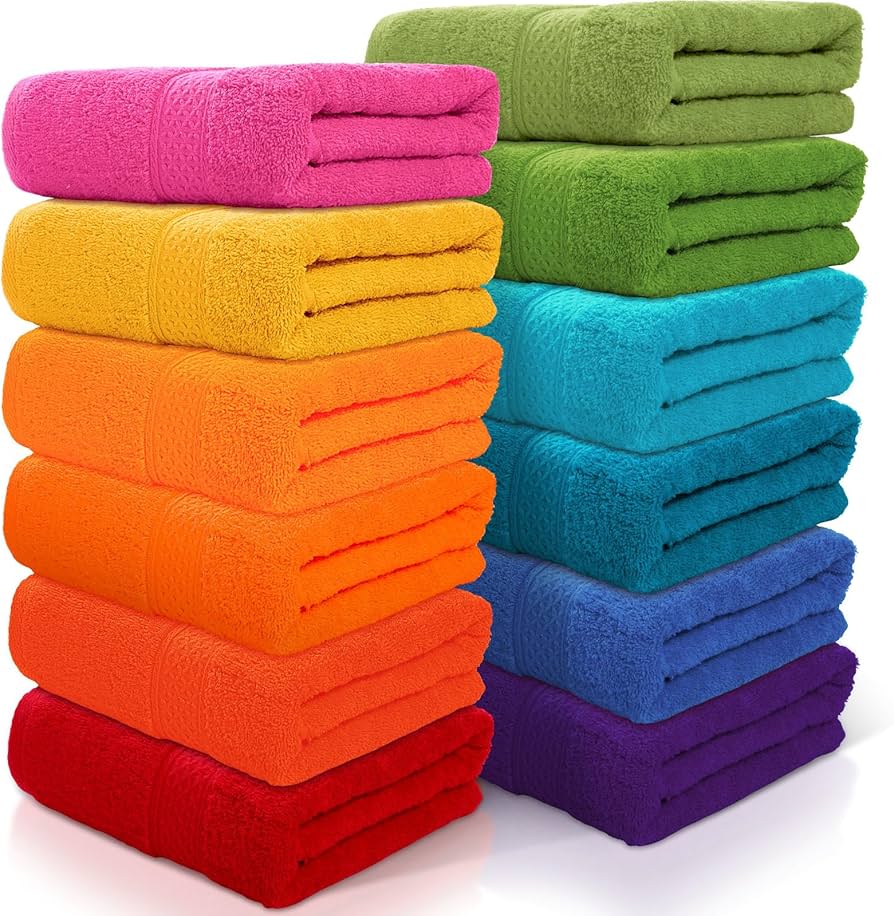 Colored Bath Towels
