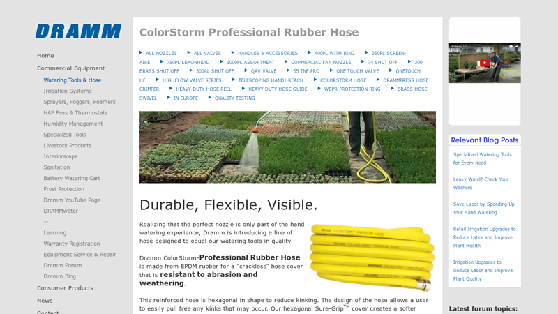 ColorStorm Professional Rubber Hose