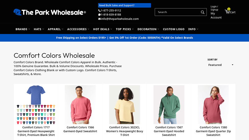 Comfort Colors Wholesale