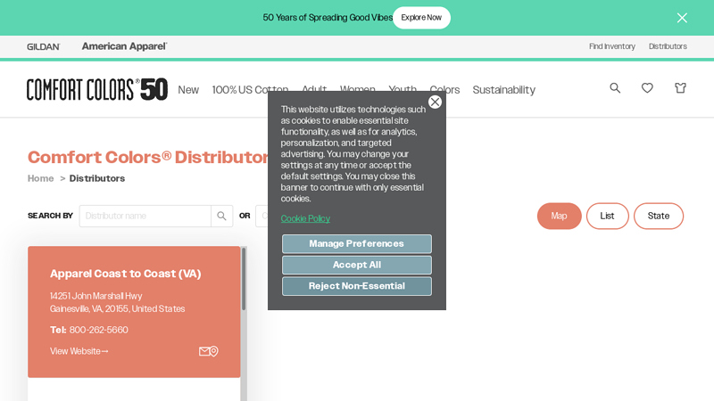 Comfort Colors® Wholesale Distributors