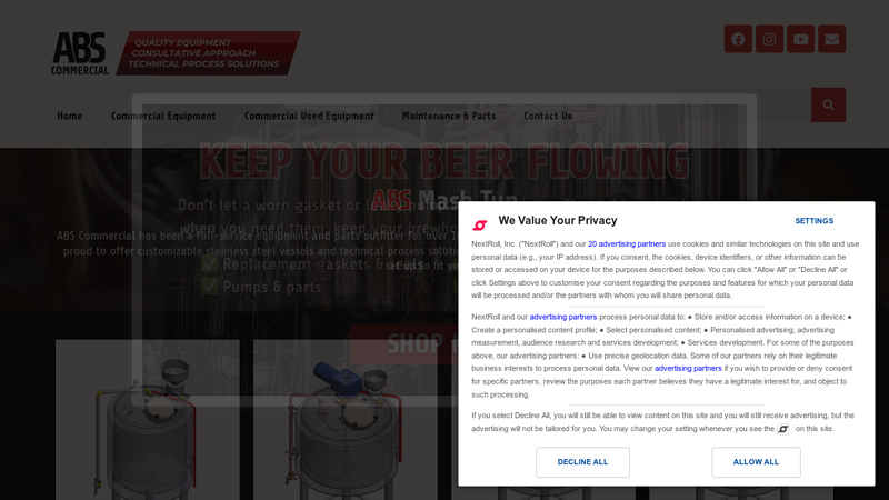 Commercial Beer Mash Tun Tanks for Sale