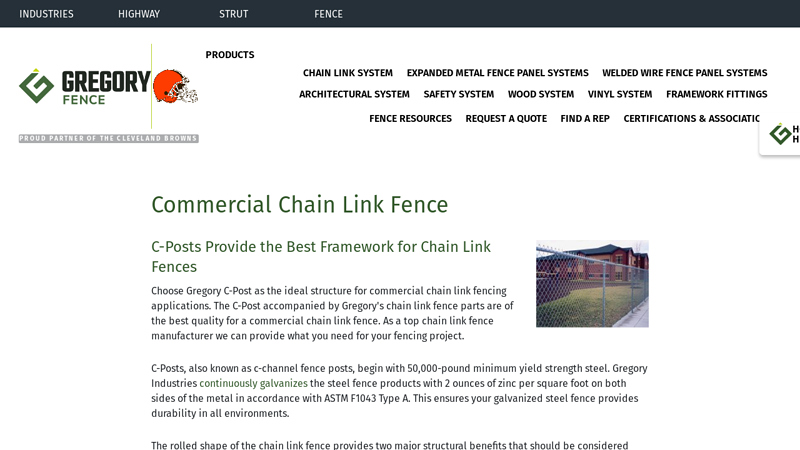 Commercial Chain Link Fencing