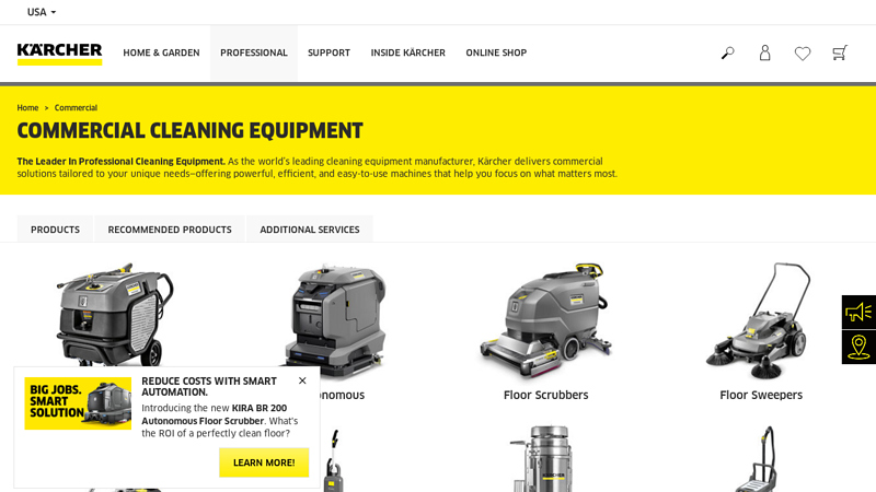 Commercial Cleaning Equipment