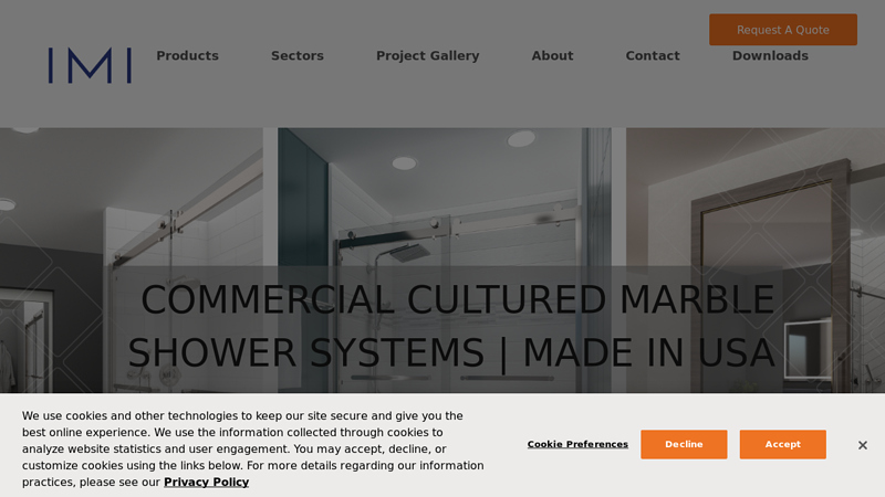 Commercial Cultured Marble Manufacturer