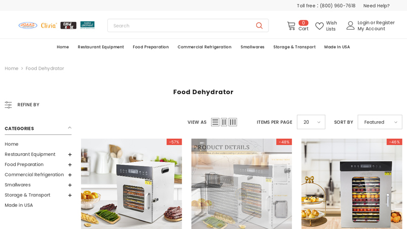 Commercial Food Dehydrator Collection