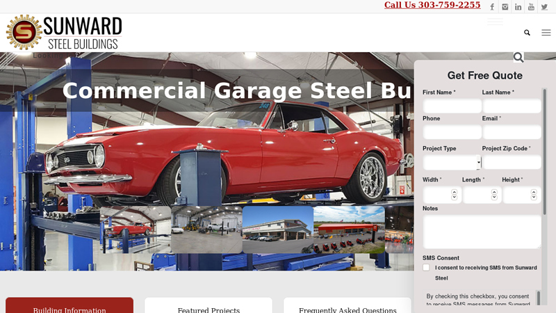Commercial Garage Steel Buildings