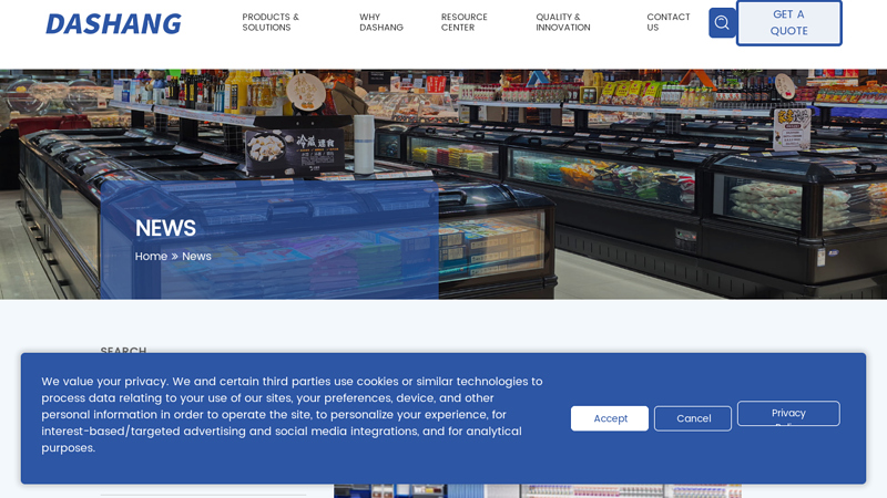 Commercial Glass Door Upright Freezer