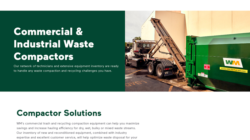 Commercial & Industrial Trash Compactor Services