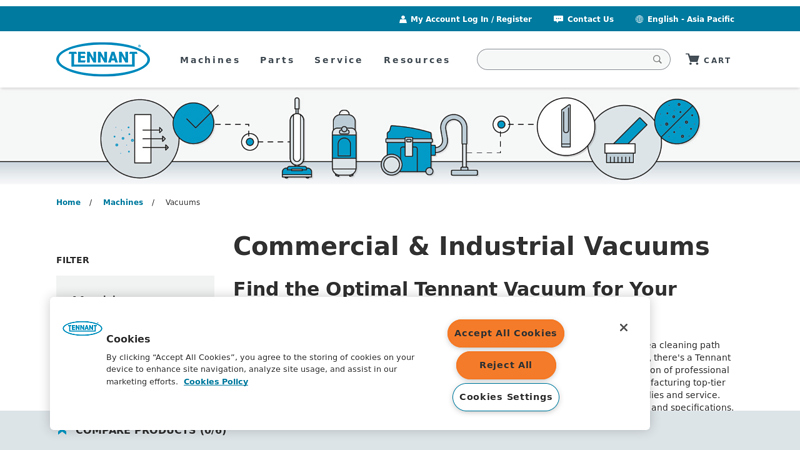 Commercial & Industrial Vacuums