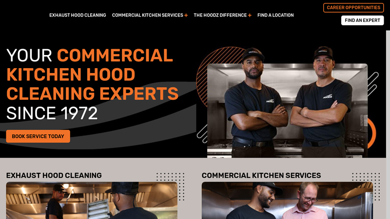 Commercial Kitchen Exhaust Cleaning & Maintenance I HOODZ