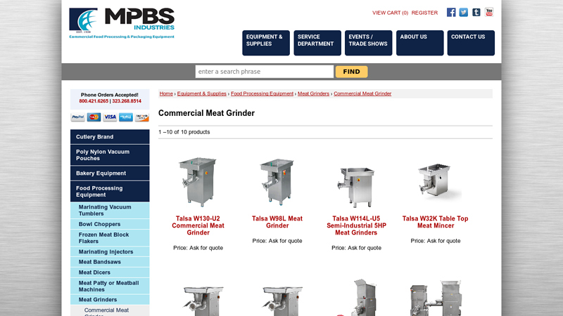 Commercial Meat Grinder