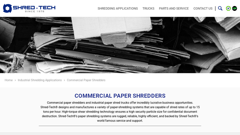 Commercial Paper Shredders