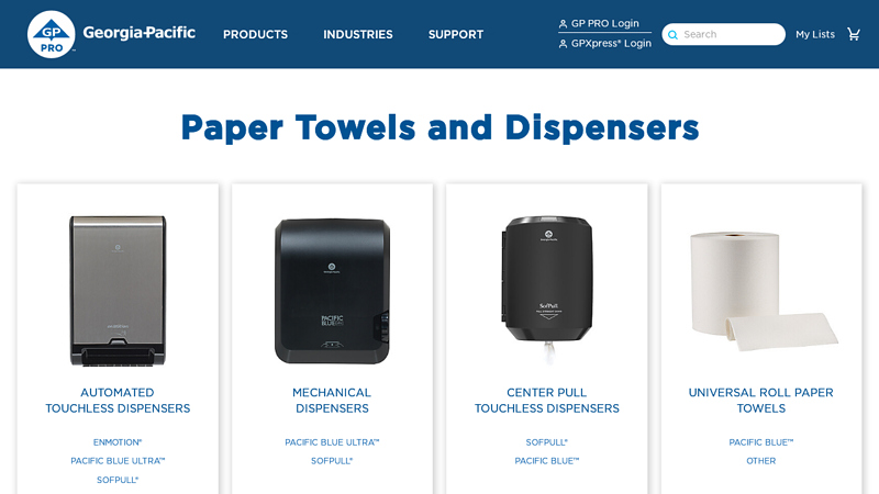 Commercial Paper Towels & Dispensers