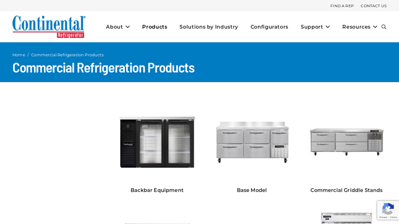 Commercial Refrigeration Products