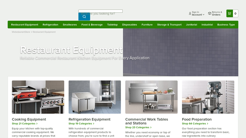 Commercial Restaurant Equipment