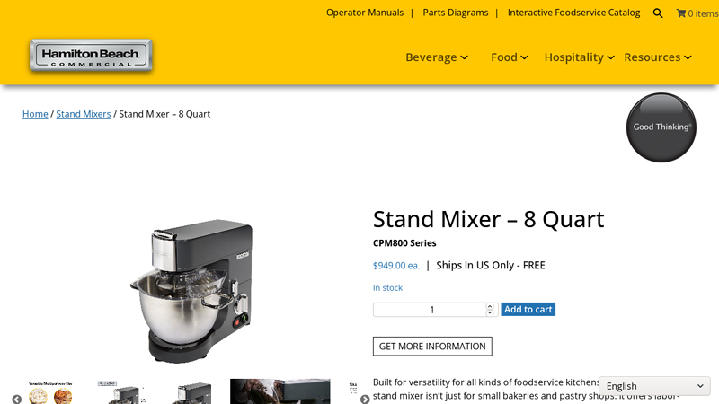 Commercial Stand Mixer