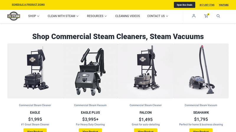 Commercial Steam Cleaners & Steam Vacuums for Business