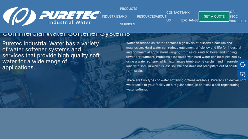 Commercial Water Softener Systems