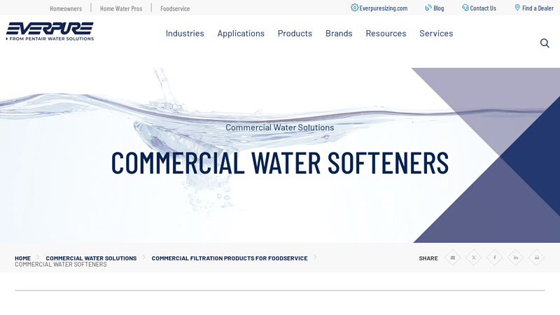 Commercial Water Softeners
