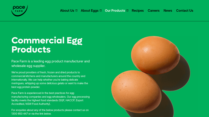 Commercial / Wholesale Egg Products