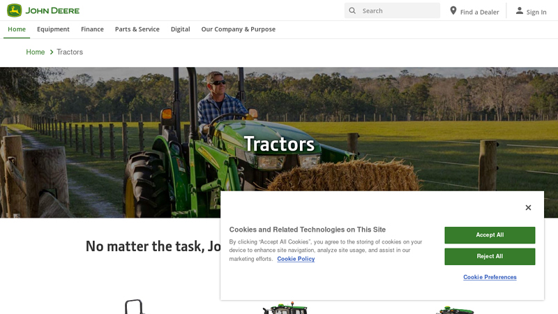 Compact, Ag, 4WD Tractors