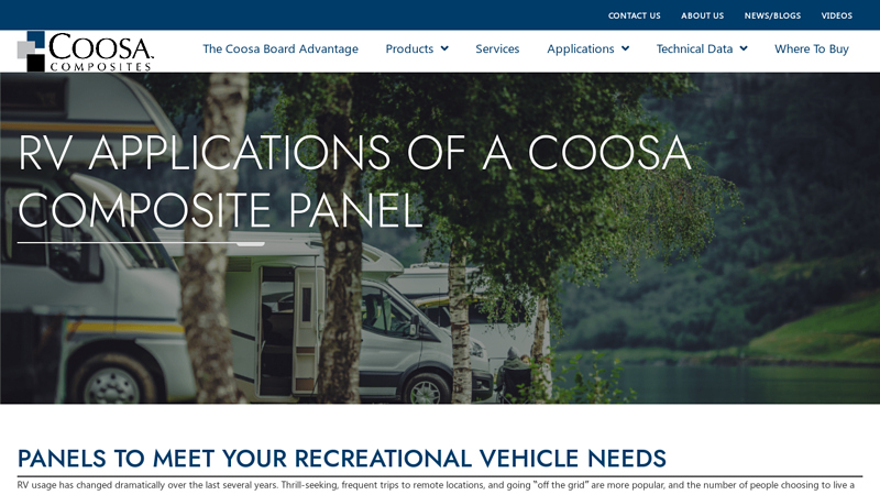 Composite Panels to Meet All Your RV Needs