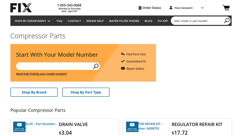 Compressor Parts – Authentic OEM Parts