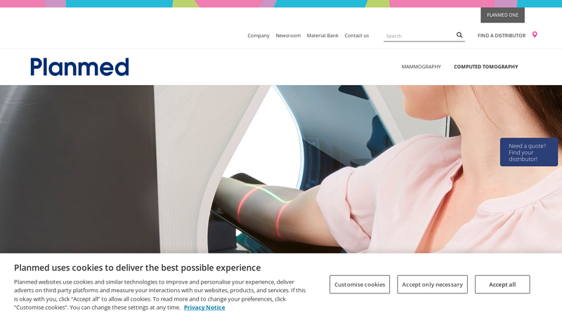 Computed tomography equipment