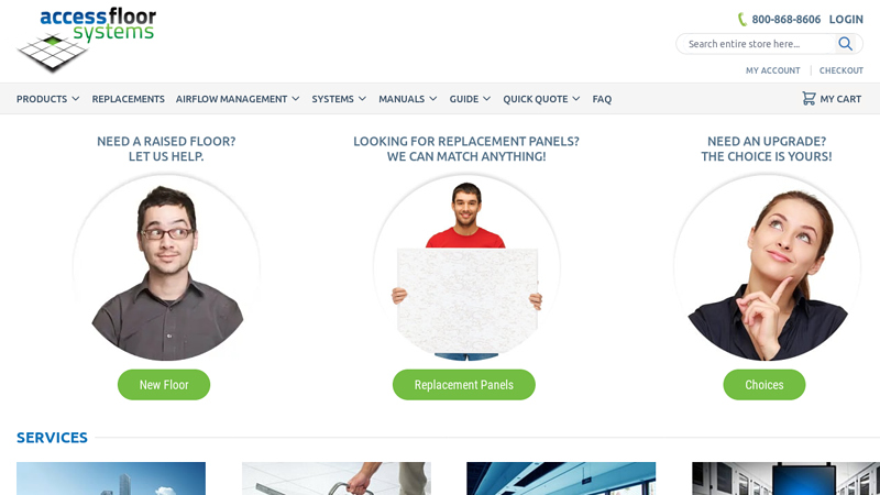 Computer Floor Tiles