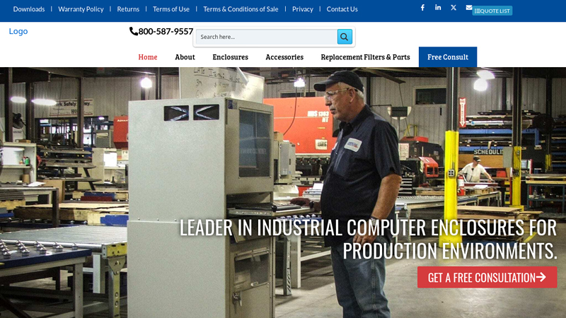 Computer & PC Enclosures & Industrial Cabinets