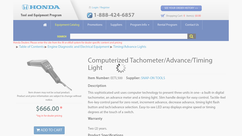Computerized Tachometer/Advance/Timing Light