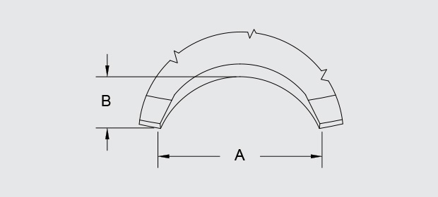 Concave disc - notched