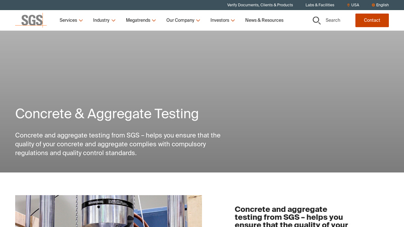 Concrete & Aggregate Testing