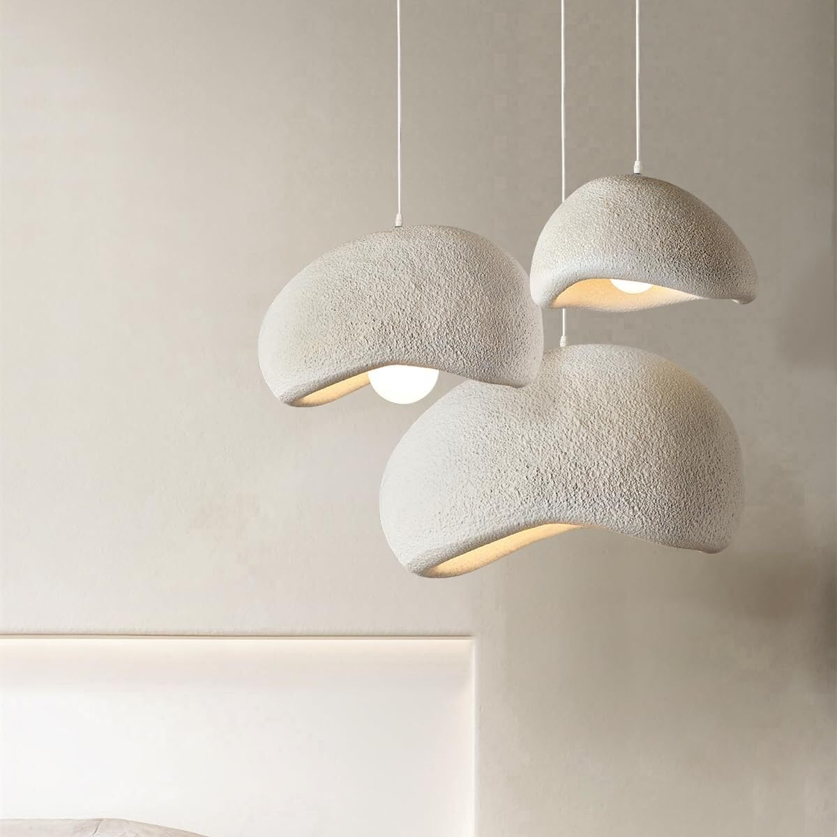 Concrete Cement Single Light Pendant Lamp Chandelier Hanging ...