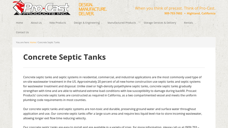 Concrete Septic Tanks