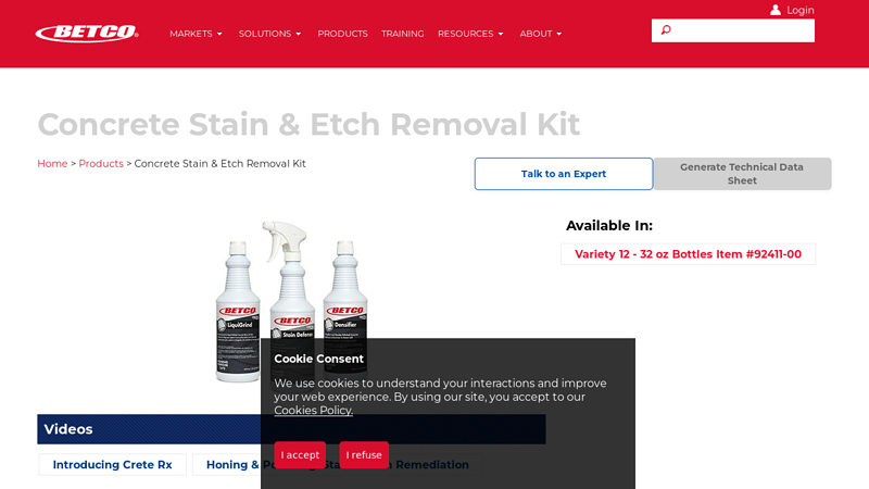 Concrete Stain & Etch Removal Kit