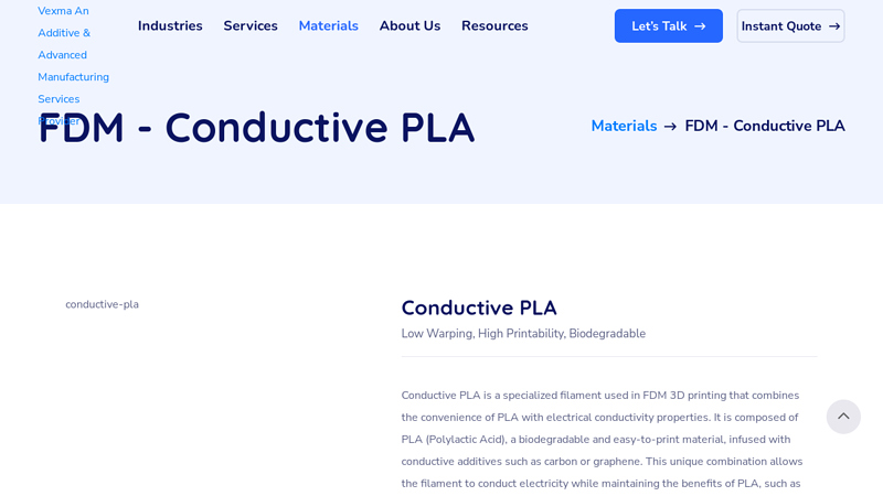 Conductive PLA Filament for 3D Printing Prototypes