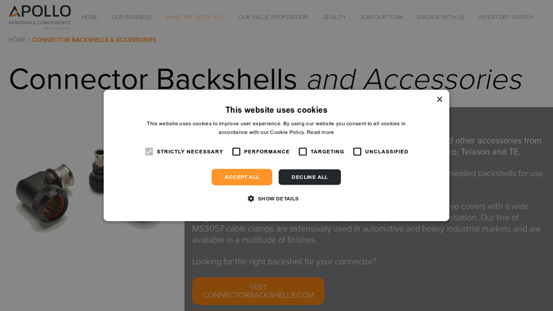 Connector Backshells & Accessories