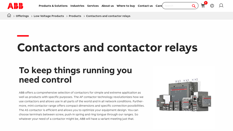 Contactors and contactor relays