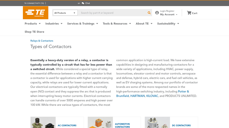 Contactors: Electrical