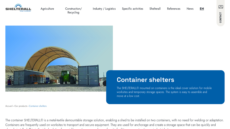 Container shelter & shed
