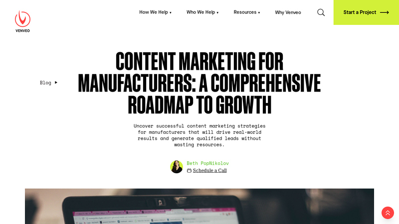 Content Marketing for Manufacturers