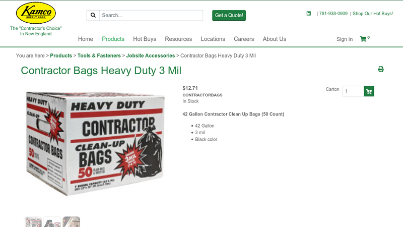 Contractor Bags Heavy Duty 3 Mil