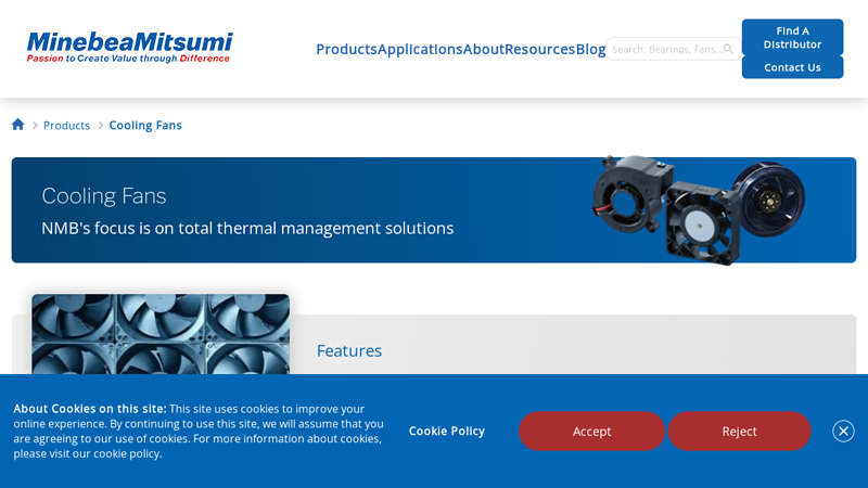 Cooling Fans for Electronics